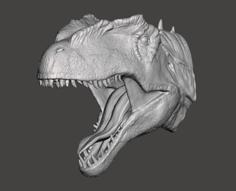 Allosaurus Head For Wall (Large) 3D Printer Model