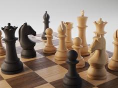 World Chess Championship – Chess Pieces 3D Printer Model