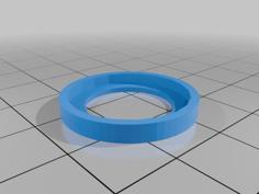 GX16-4 Floatbox Fitting Ring 3D Printer Model