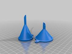 Small Model Paint Funnel 3D Printer Model