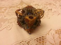 Steampunk Cube Gears 3D Printer Model