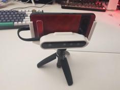 Creality Ferret + Pixel 8 Pro In A Case Phone Holder 3D Printer Model