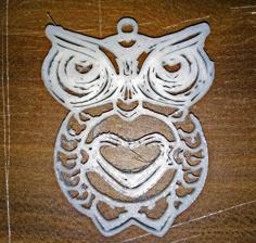 Owl Heart 3D Printer Model