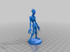 Ectomorph Monster Figure – The Tall Man 3D Printer Model