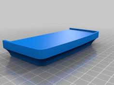 Secret Shelf With Raised Edges 3D Printer Model