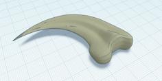 Raptor Claw 3D Printer Model