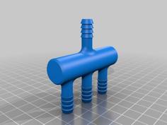 Air Hose Splitter 3D Printer Model