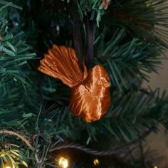 NZ Fantail Christmas Tree Ornament 3D Printer Model