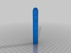 Gear Pen Shaft 3D Printer Model