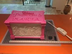 Disney Princesses Lithophane Box 3D Printer Model