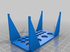 Customisable Tube Rack 3D Printer Model