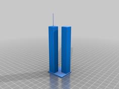 New York Twin Towers 3D Printer Model