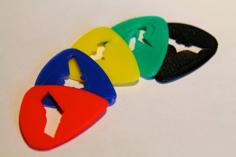 Batman Family Guitar Picks 3D Printer Model