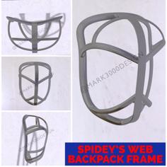 Spider-Man Web Backpack Frame 3D Printer Model