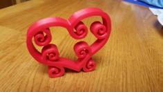 Valentine Heart 3D Printer Model