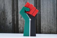 Palestinian Fist Of Solidarity, Resistance, And Liberation – Free And Liberate Palestine 3D Printer Model