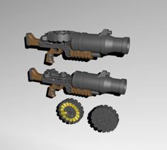 Space Warriors – Lewis Machine Gun 3D Printer Model