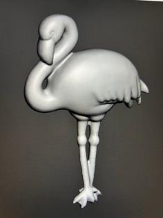 Flamingo, Magnet From Miami Florida 3D Printer Model