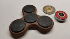 Fidget Tri Spinner – Skate Bearings 3D Printer Model