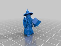 Gnome Wizard 3D Printer Model