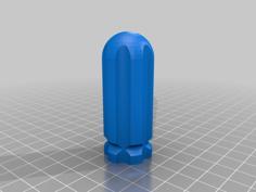 Customizable, Removable Handle For Allen/Hex Wrench/Key 3D Printer Model