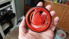 Spiral Wheel Spinner 3D Printer Model