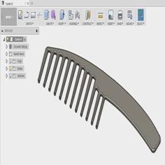 Comb Pick 3D Printer Model