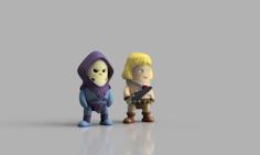 Mini He-Man With Moving Parts 3D Printer Model