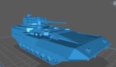 T-15 Armata Tank /IFV, With TBMP 57mm Turret 3D Printer Model