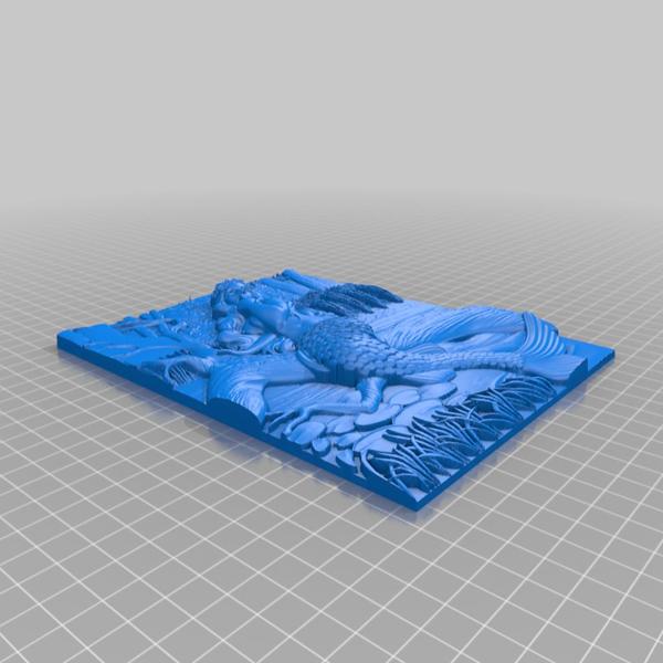 Slavic Mermaid 3d Printer Model Free Download - 3axis.co