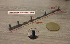 10M Test V1 – 10 Minute Mini Calibration Print Test For Oozing/Retraction At Different Distances 3D Printer Model