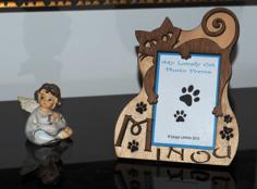 My Lovely Cat Photoframe 3D Printer Model