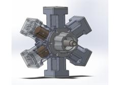 6 Cylinder Radial ‘steam’ Engine 3D Printer Model