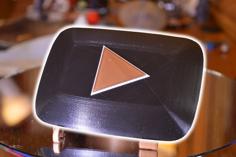 YouTube Play Button Award 3D Printer Model