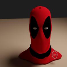 Deadpool Bust Pen Holder (Multi Material Version) 3D Printer Model