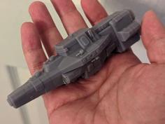 ANS Vauxhall Class Light Cruiser (Nebulous: Fleet Command) 1:1800 Scale 3D Printer Model