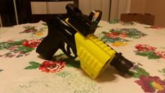 Handgun Tri-Rail Mount 3D Printer Model