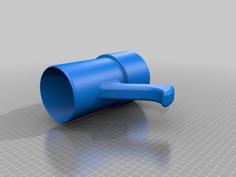 Rockler Dust Right Handle 3D Printer Model