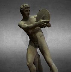 Discobolus Throwing The Disc 3D Printer Model