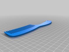 No Flowers Simple Comb 3D Printer Model