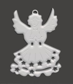 Christmas Tree Ornament – Angel 3D Printer Model