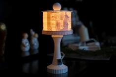 Miniature Standard-Lamp Lithophane 3D Printer Model