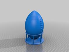 Football W/Pedestal- MakePrintable/giamma Remix – Bank 3D Printer Model