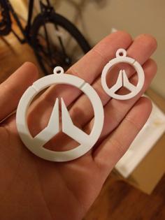 Overwatch Logo Keychains 3D Printer Model