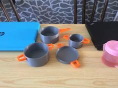 Nádobí Do Dětské Kuchyňky / Kitchenware For Children 3D Printer Model