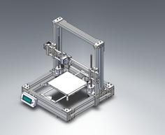 DIY All Aluminum 3D Printer 3D Printer Model