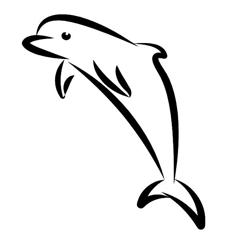 Dolphin Wall Art 3D Printer Model