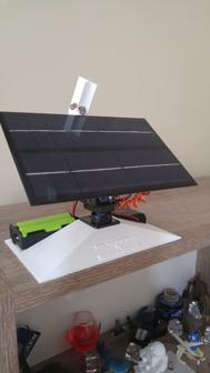 Solar Tracking System & Mobile Charger 3D Printer Model