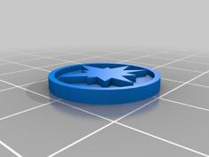 Suppressed Token 3D Printer Model