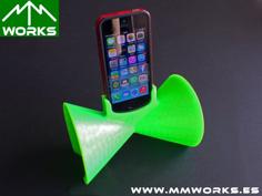 IPhone 4/4s & 5/5s Speakers 3D Printer Model